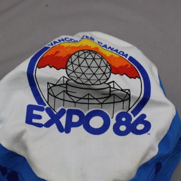 Expo 86 Painters Hat - All Over Print Official Merchandise - Stretch Fit - Picture 8 of 11
